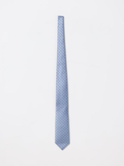 GUCCI Gucci Tie Men Gnawed Blue