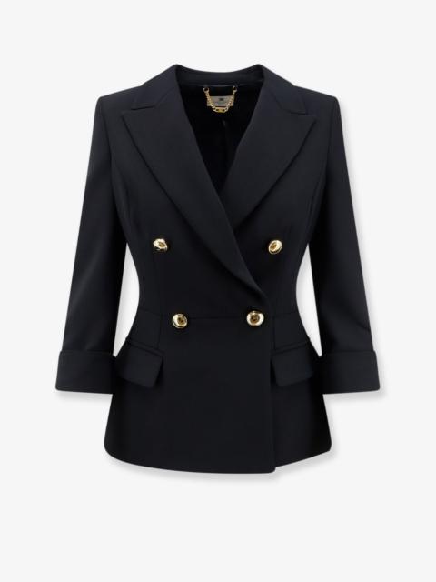 ELISABETTA FRANCHI Elisabetta Franchi Stretch Blazer Black Women