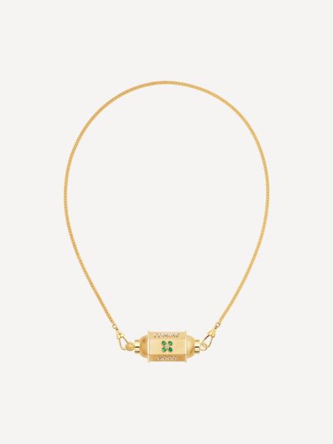MARIE LICHTENBERG 18ct Gold Good Things Locket Necklace