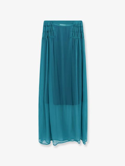 Dries Van Noten Dries Van Noten Scarlett Silk Skirt Green