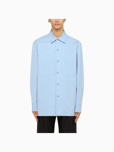 Jil Sander Jil Sander Light Blue Oversize Shirt With Pockets Men