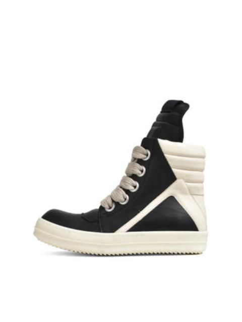Rick Owens JUMBOLACE GEOBASKET / BLACK/MILK/MILK