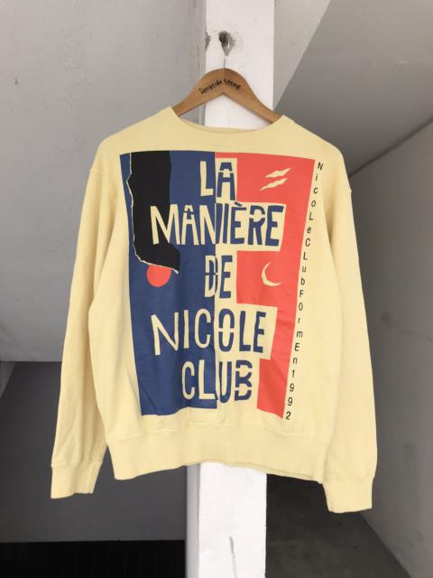 Other Designers Vintage - 1992 Nicole Club For men yellow Sweatshirt