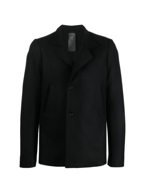 SAPIO double-breasted cotton-wool blazer