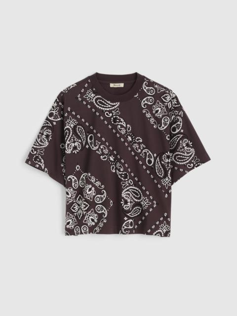 Madewell The Boxy Crop Tee in Allday Jersey