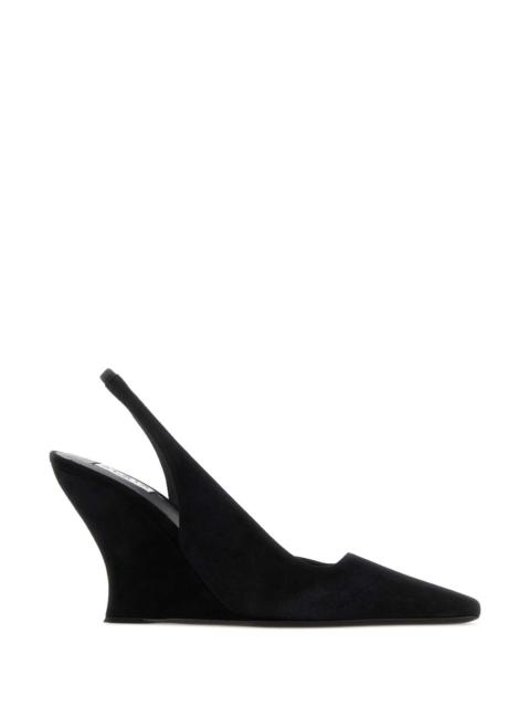 Alaïa Alaia Women Black Suede Wave Pumps