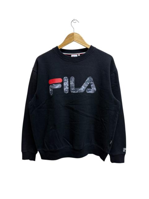 FILA Fila Biglogo Camo Logo Sweatshirt