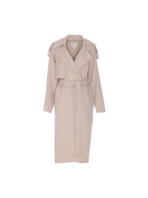 Sportmax Women Fiore Trench Coat In Pure Wool