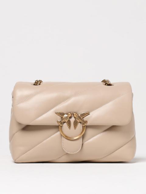 PINKO Pinko Love Puff quilted Nappa leather crossbody bag
