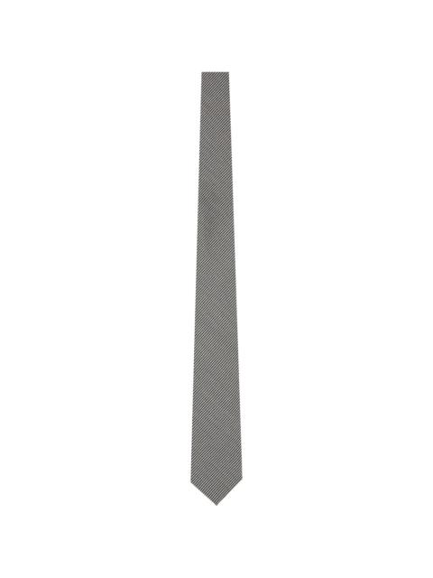 ERNEST W. BAKER Black & White Classic Tie