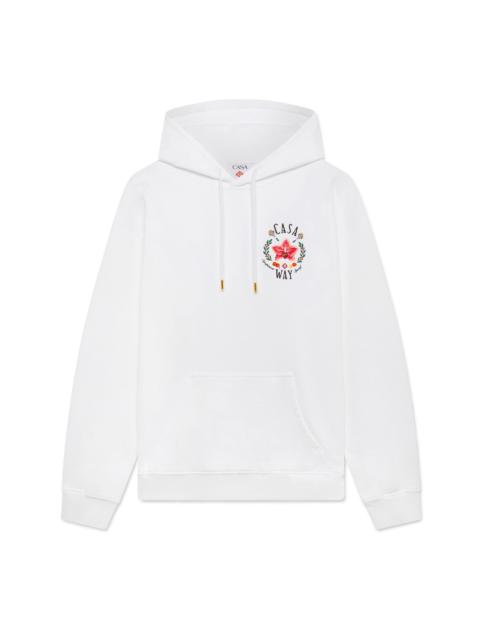 CASABLANCA Casa Way Orchid Hooded Sweatshirt