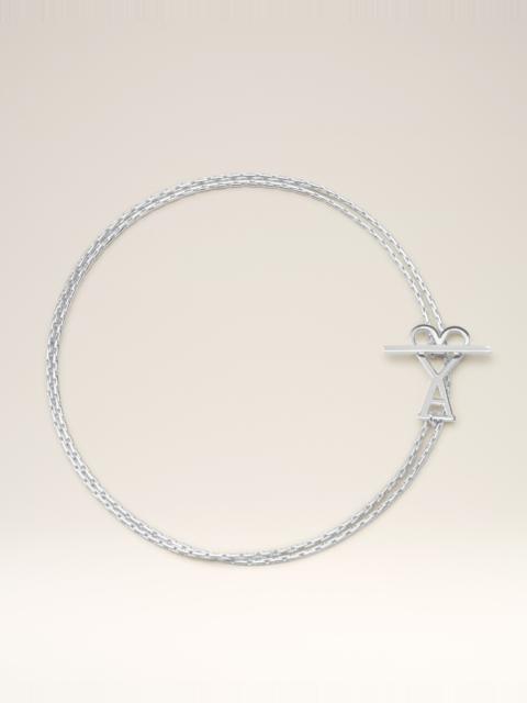 AMI Paris AMI DE COEUR 2 IN 1 CHAIN NECKLACE