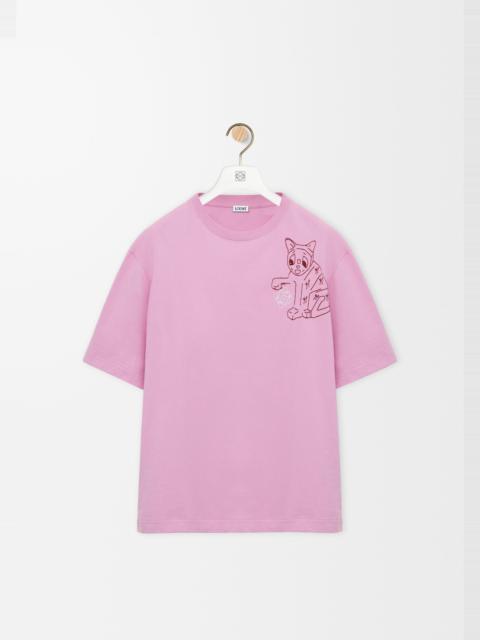 Loewe Loose fit T-shirt in cotton