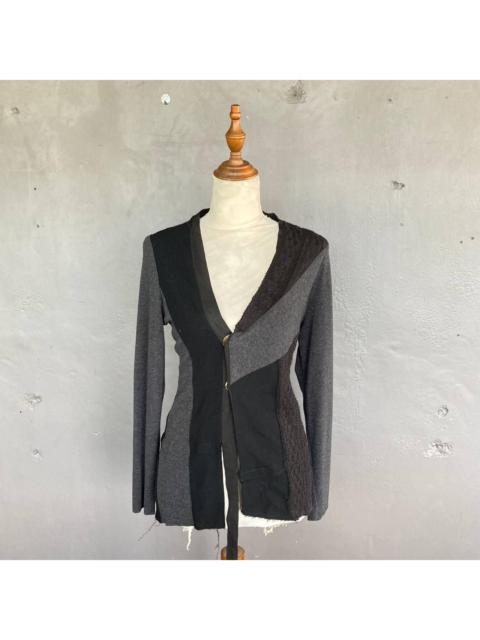 Other Designers Women's Grey and Black Cardigan