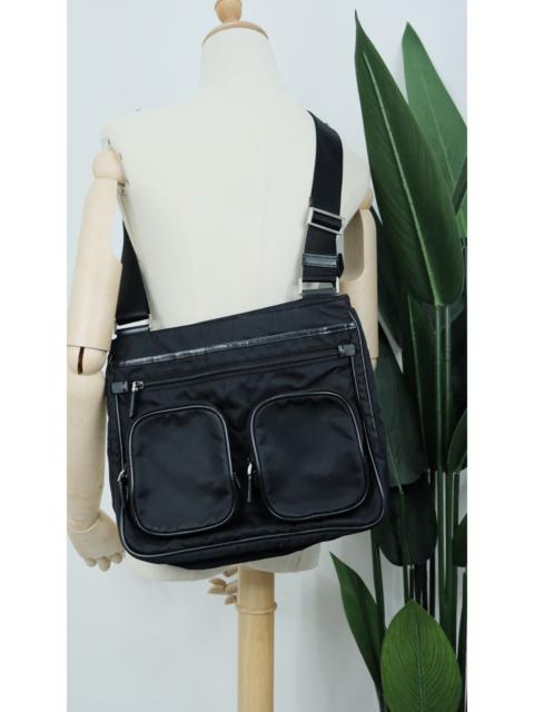 Authentic prada sling bag black nylon