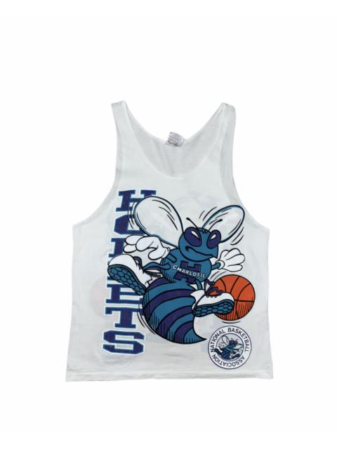 Other Designers Vintage - Vintage 90’s Charlotte Hornets Tank Sleeveless Full print