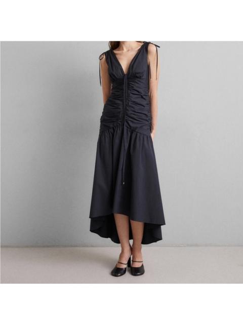 VERONICA BEARD New! Veronica Beard Black Perrin
V-Neck Sleeveless Ruched
Midi Dress Size 4 $598
