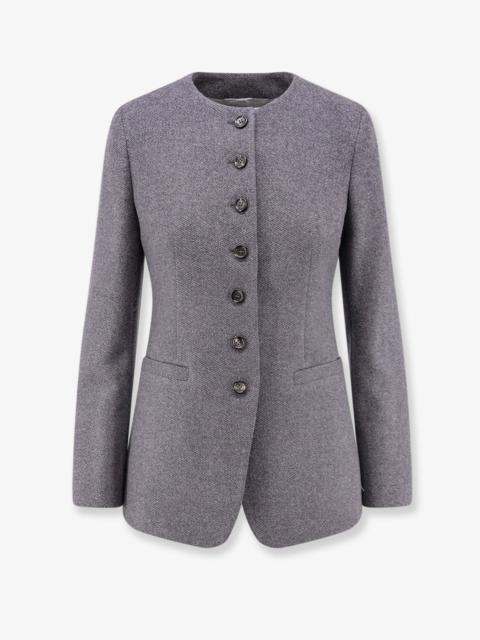 Max Mara Max Mara Mxmfalla Cashmere Blazer Grey