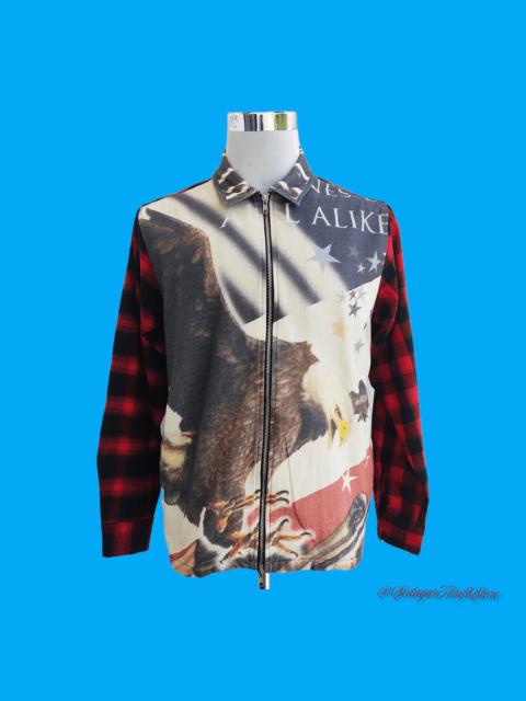 Other Designers Jackrose Milwaukee American Eagle Plaid Zipper Jackets