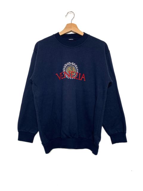 Other Designers Vintage - Vintage Venezia Embroidered Logo Crewneck Sweater