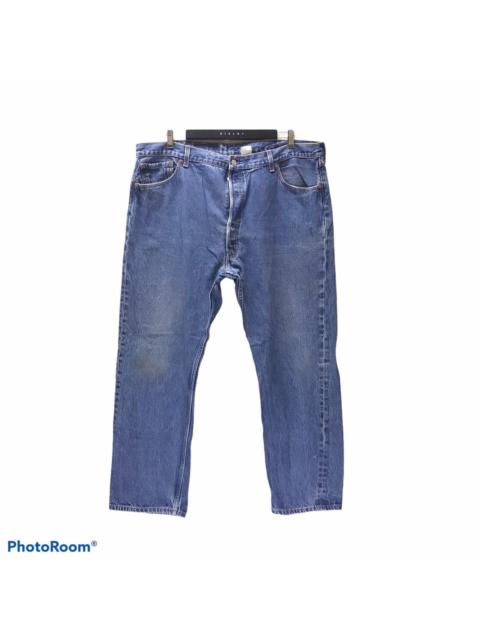 Vintage 90s Levis 501xx Denim Lightwash Nice Faded 42x41