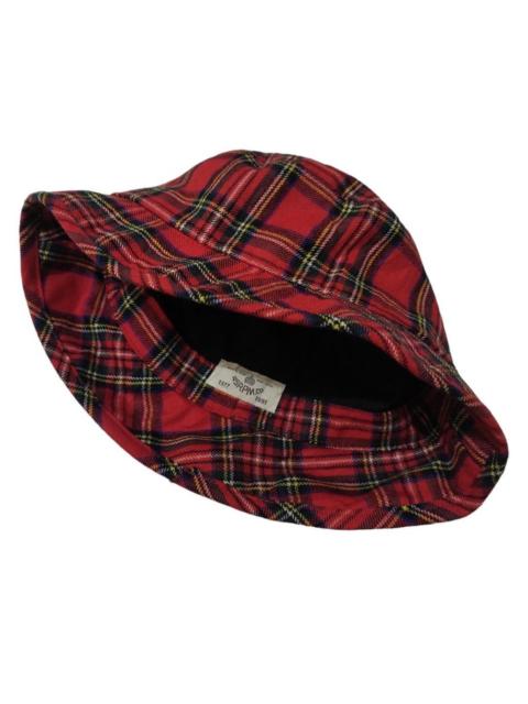 Other Designers 45rpm × Japanese Brand × Kapital - 45RPM RED PLAID HAT VINTAGE CHECKERBOARD DESIGN RARE