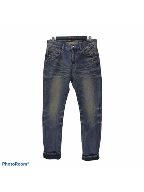 Other Designers Japanese Brand Martin Kustom Denim Skinny Worm Wool inside