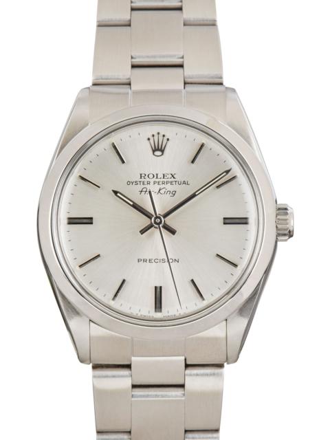 ROLEX Used Rolex Air-King Stainless Steel 5500 Silver Dial
