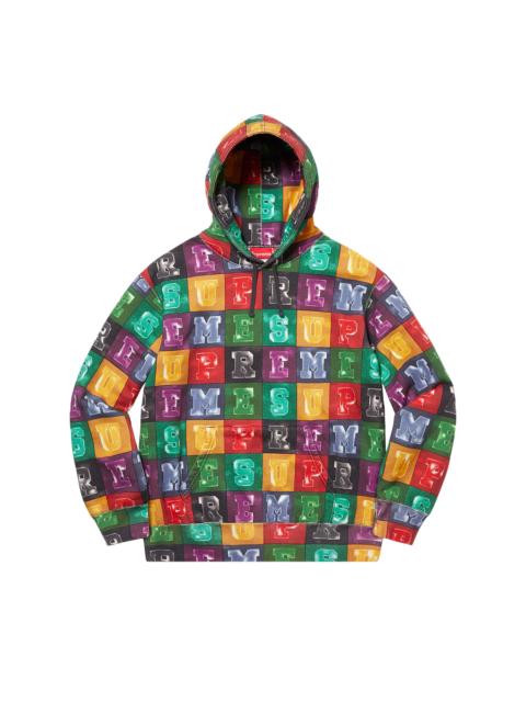 Supreme Supreme Blocks Hooded Sweatshirt 'Multi'