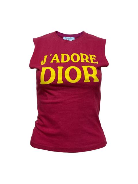 Dior CHRISTIAN DIOR Fall Winter 2002 "J'ADORE DIOR" Tank Top