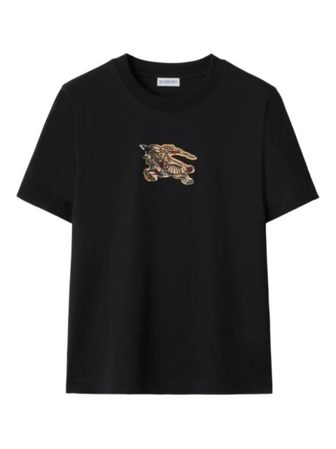 Burberry Burberry Knight Check Cotton T-shirt