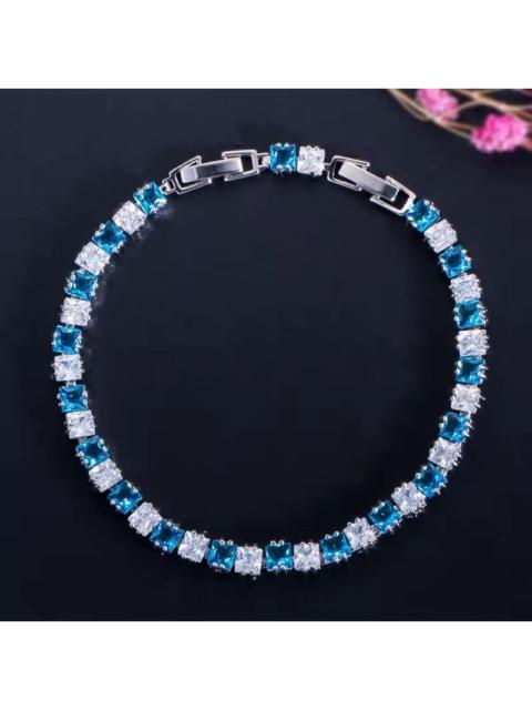 Other Designers Japanese Brand - Iced Out Cubic Zirconia Tennis Bracelet