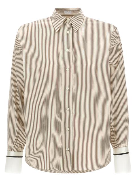 Brunello Cucinelli Brunello Cucinelli Women 'Monile' Cuffed Shirt