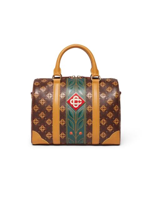 CASABLANCA Brown Mini Monogram Weekender