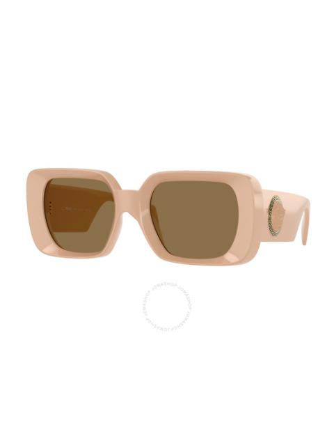 VERSACE Versace Brown Square Ladies Sunglasses VE4473U 548973 56