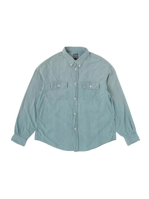 visvim PALMER SHIRT L/S DMGD GREEN