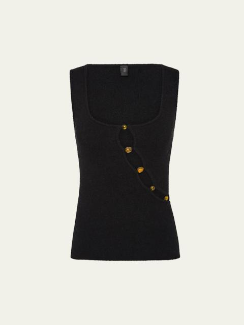 SIR. Chiara Beaded Knit Tank Top