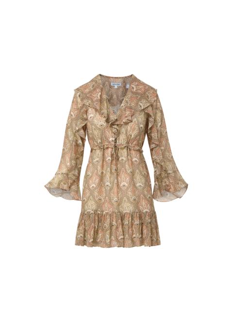 VERONICA BEARD BRAM SILK MINI DRESS