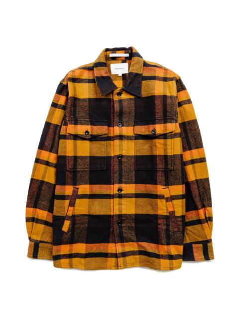 NORSE PROJECTS Julian Organic Heavy Twill Overshirt Dark Navy