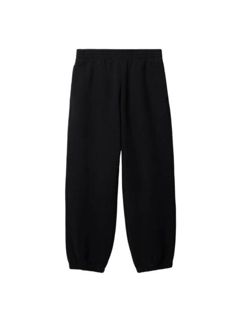 Burberry Burberry EKD Embroidered Cotton Track Pants