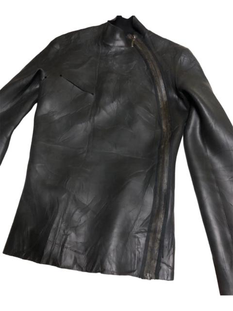 Jean Paul Gaultier Jean Paul Gaultier Rubber Synthetic Asymetrical Meras Zipper