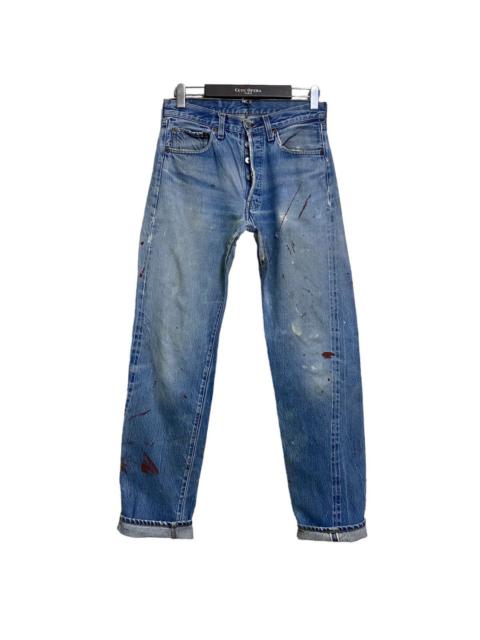 Other Designers Vintage 80s Levis 501 Redline Jeans Painter Distressed