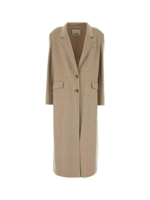 Isabel Marant Isabel Marant Women Sand Wool Blend Clesa Coat