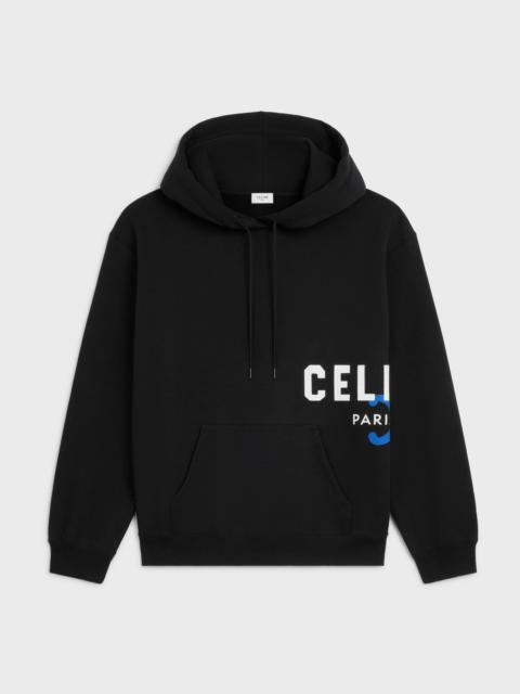 CELINE hoodie IN cotton fleece