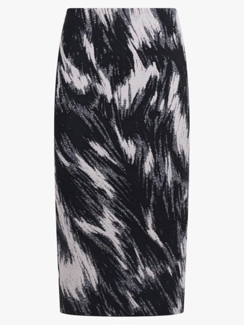 Givenchy MARBLE PENCIL SKIRT | GREY MIX