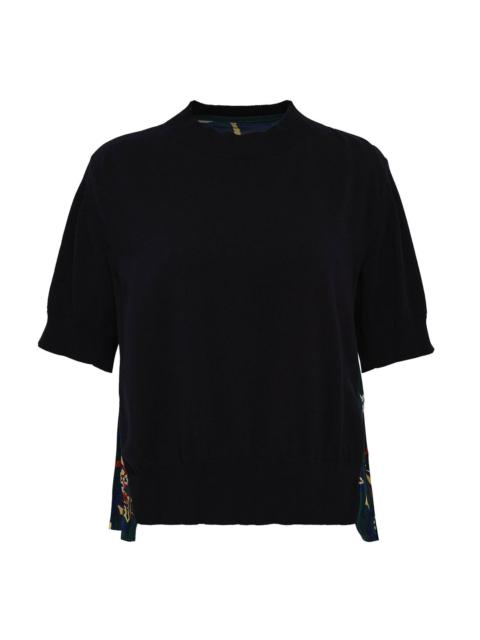 sacai Floral Print Pullover