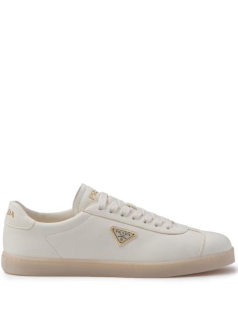 Prada Prada Men Lane Grained Leather Sneakers