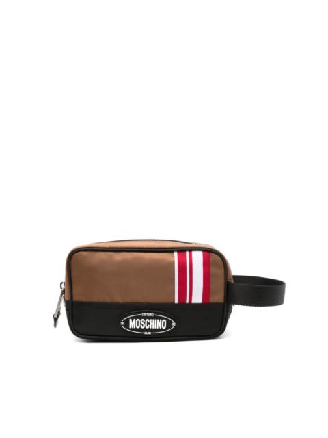 logo-rubberised wash bag