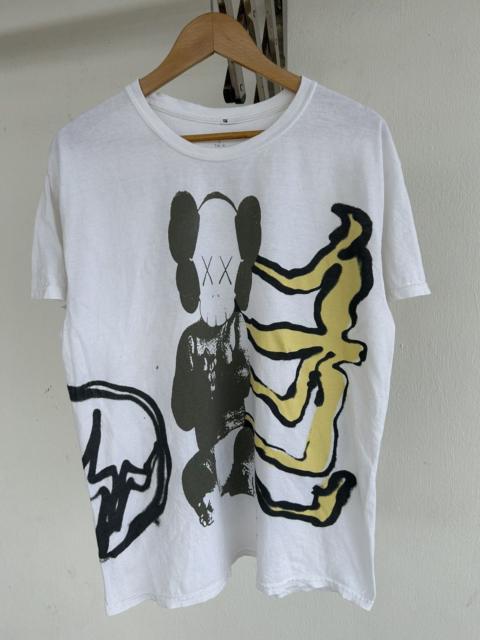 Other Designers Fragment Design × Kaws × Travis Scott - Cactus Jack Art White T