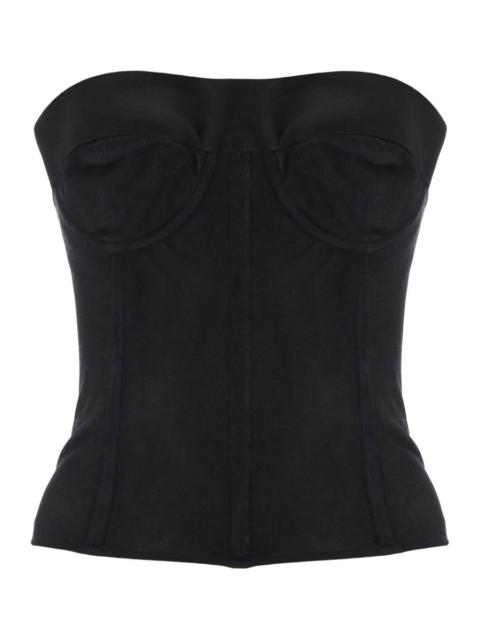 Maison Margiela BUSTIER TOP IN MESH